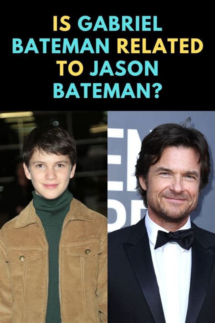 Is Gabriel Bateman related to Jason or Justine Bateman? Is Talitha Bateman related to Jason Bateman? |